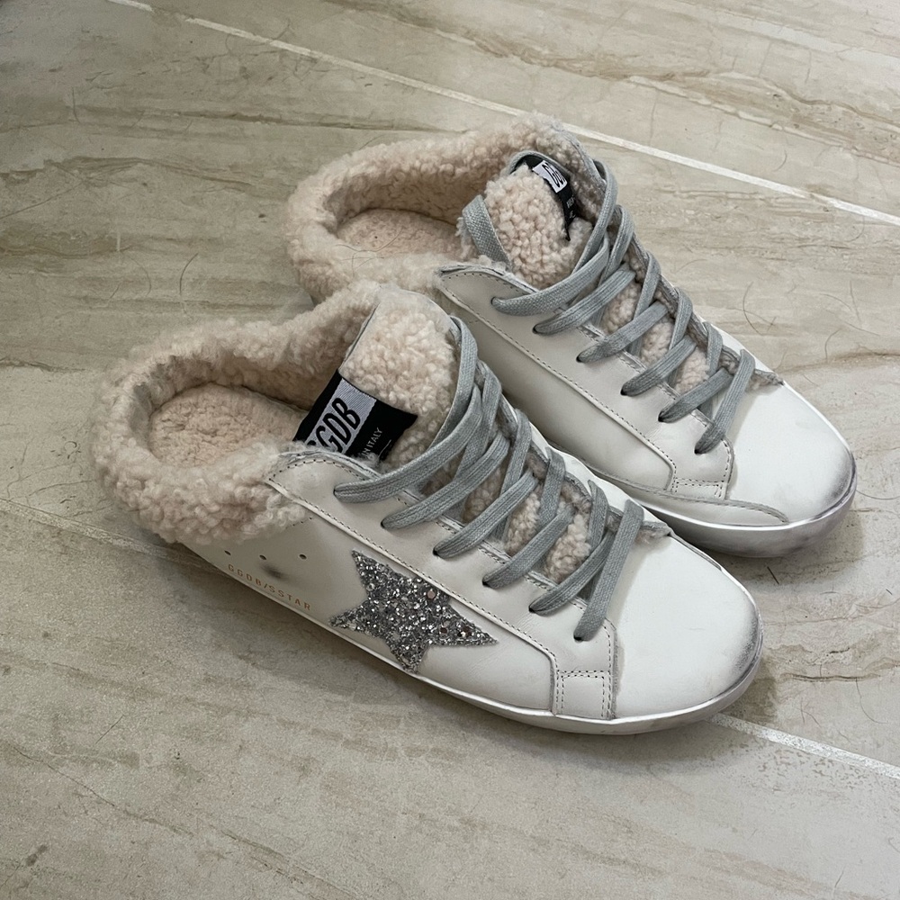 Golden goose slip on sneakers